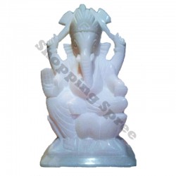 Ganesh (White Marble)