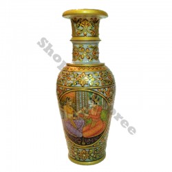 Flower Vase (with Handcrafted Picture)